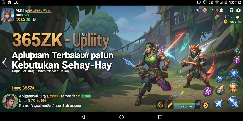 Tampilan antarmuka aplikasi Utility 365ZK yang sederhana dan fungsional.