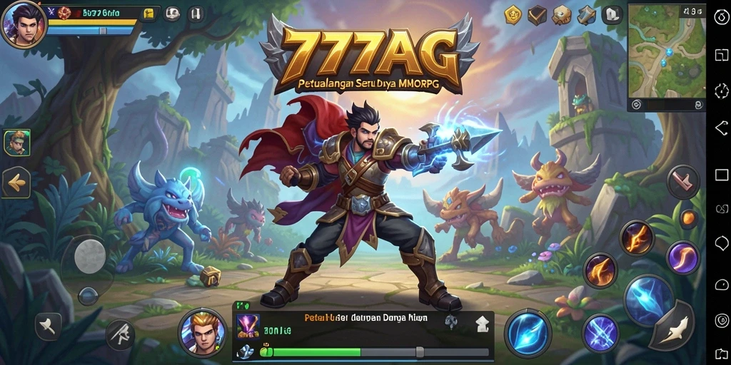 Tampilan gameplay seru dan grafis menarik di 777AG.