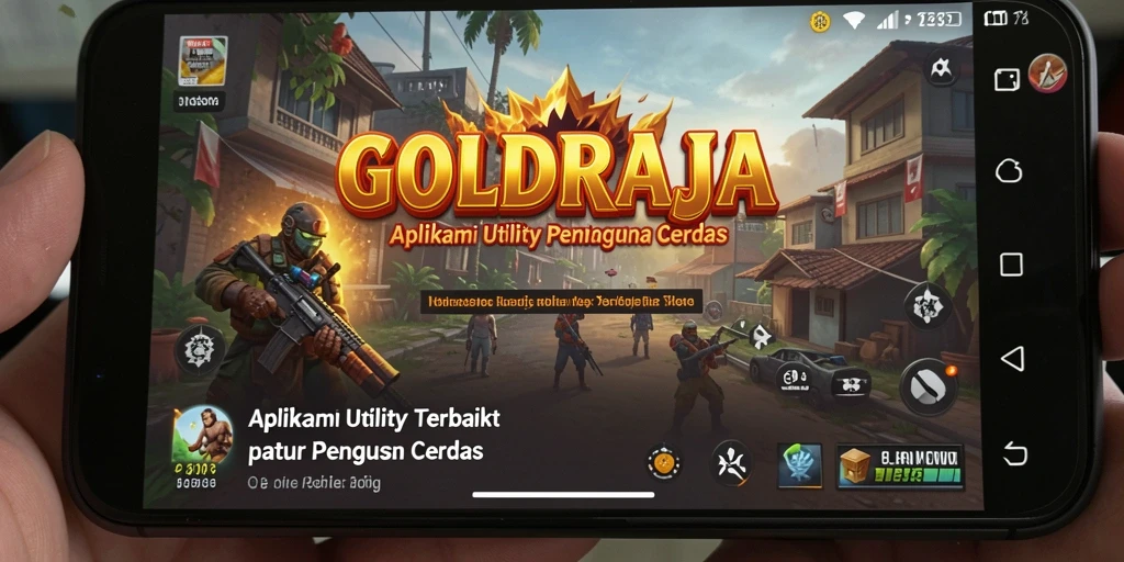 Tampilan antarmuka aplikasi GOLDRAJA yang memudahkan penggunaan sehari-hari.