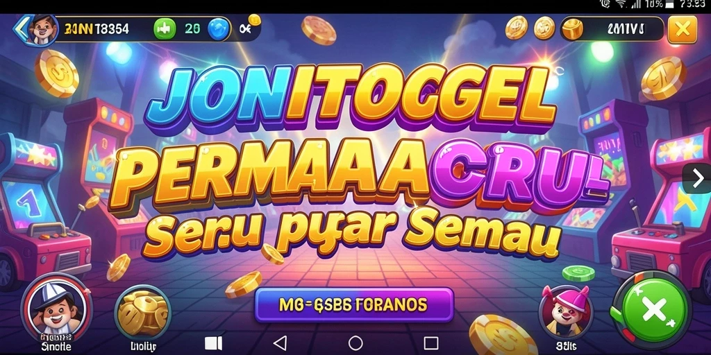 Screenshot utama JONITOGEL menampilkan pemain dalam aksi seru permainan Arcade.