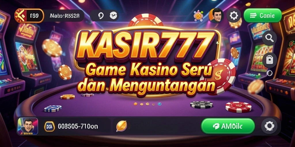 Screenshot gameplay KASIR777 menampilkan keseruan permainan Kasino.