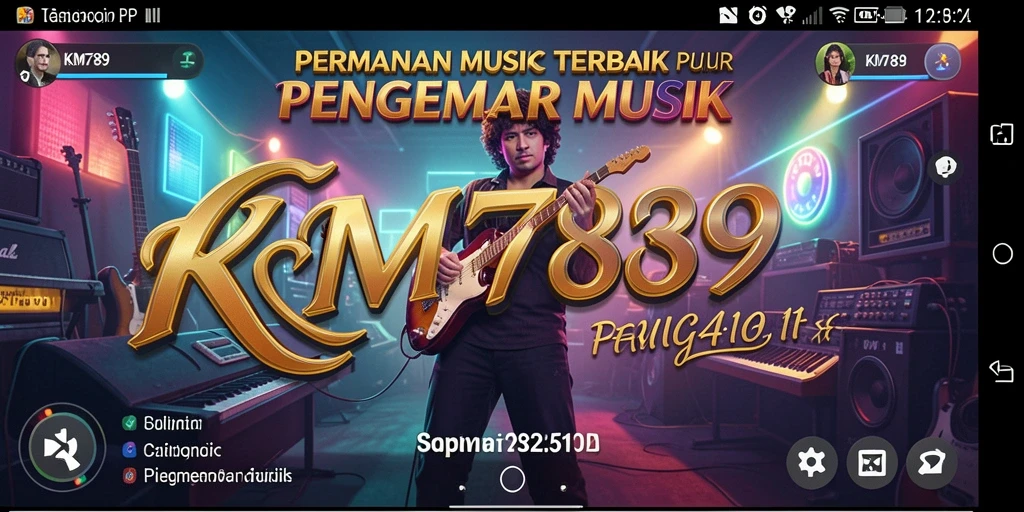 Screenshot gameplay KM789 menampilkan keseruan permainan musik interaktif.