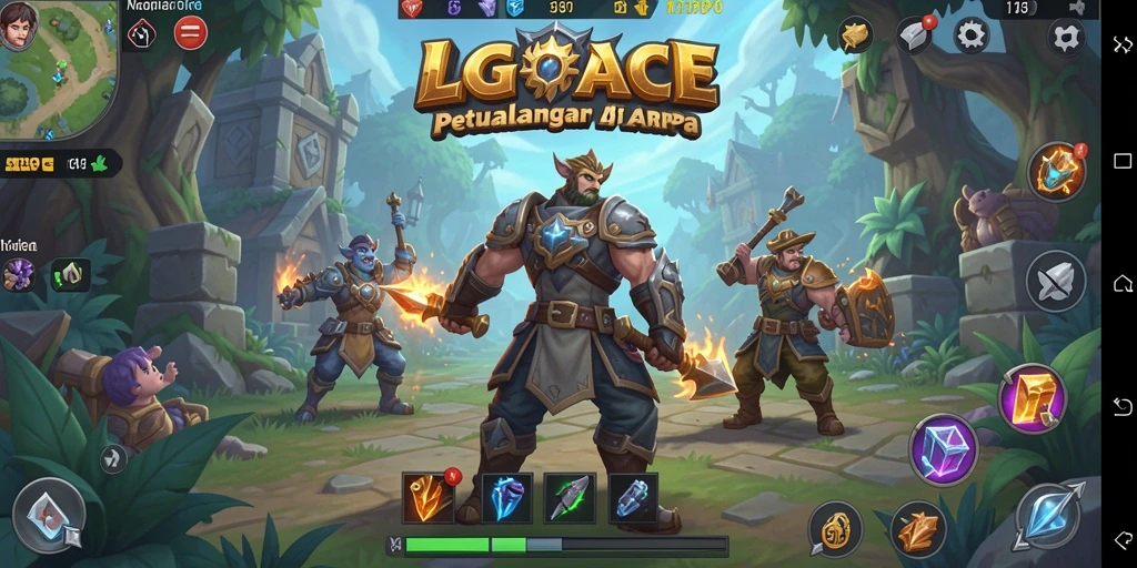 Tampilan gameplay LGOACE yang mendebarkan dalam aksi ARPG.