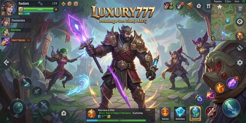 Tampilan gameplay seru dan menarik di LUXURY777.