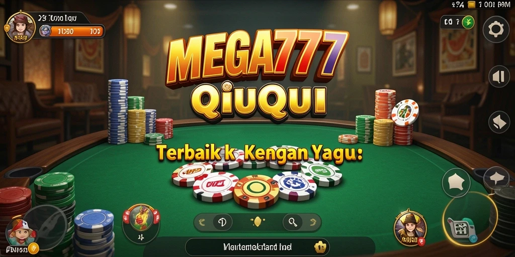 Tampilan gameplay seru dari permainan QiuQiu MEGA777.